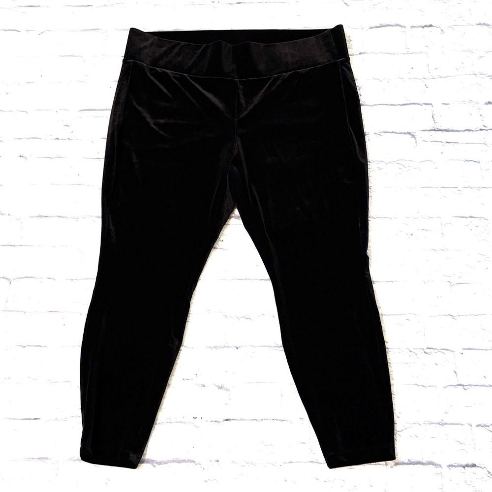 Torrid Black Velour Leggings Soft and Stretchy Women’s Plus Size 3